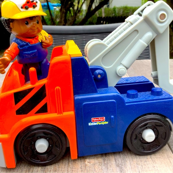 Little People Truck and Little Boy Figurine - Picture 1 of 1